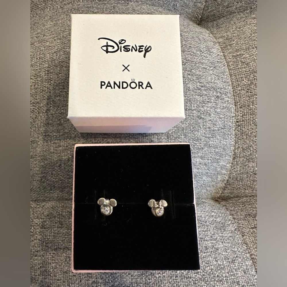 Pandora Disney Silver Earrings